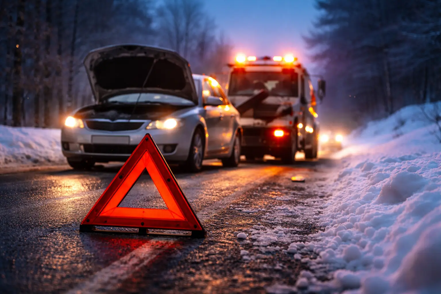 24 Hour Towing in Edmonton What to Do When Your Car Breaks Down